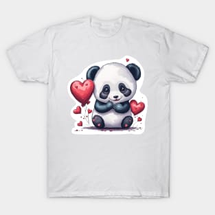 Minimal Cute Baby Panda T-Shirt